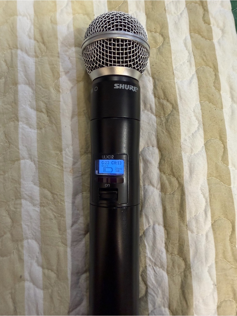 Shure ULXD2 G50 Handheld Transmitter Microphone SM58 Capsule (470-534 MHZ)